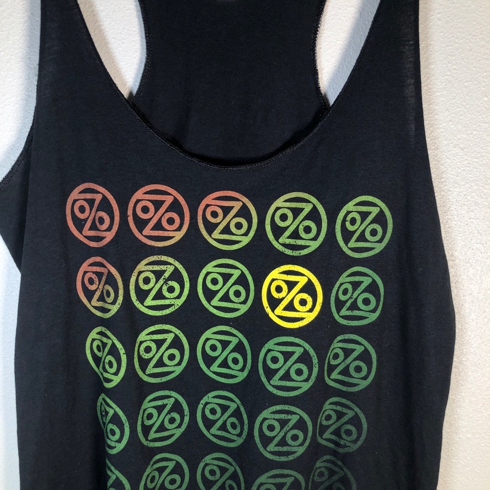 Ozomatli Rastafarian Ombré Racerback Tank Top - Picture 4 of 11